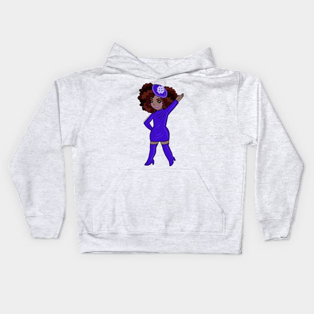 MISS JAIDA Kids Hoodie by cholesterolmind